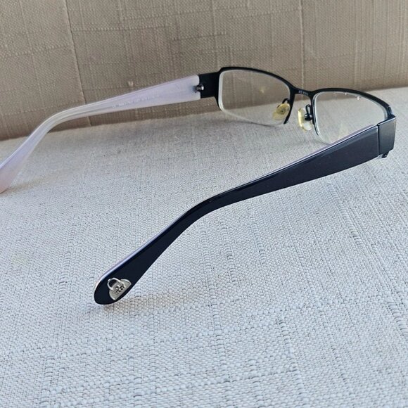 Juicy Couture Women Eyeglasses Frame Halr Rim Black LUCY Glasses Made in Italy - Picture 4 of 12